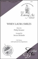 When Laura Smiles SSA choral sheet music cover